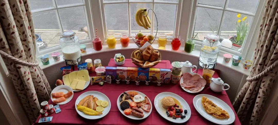 Breakfast at The Redcliff Weymouth